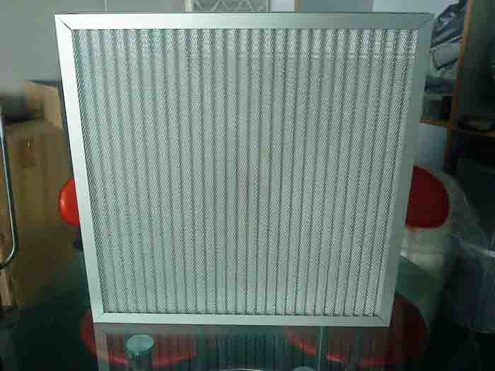 金屬網過濾器濾料：金屬網、鋁網或不銹鋼絲網